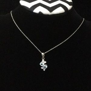 Women’s Sterling Silver Earring and Pendant Set